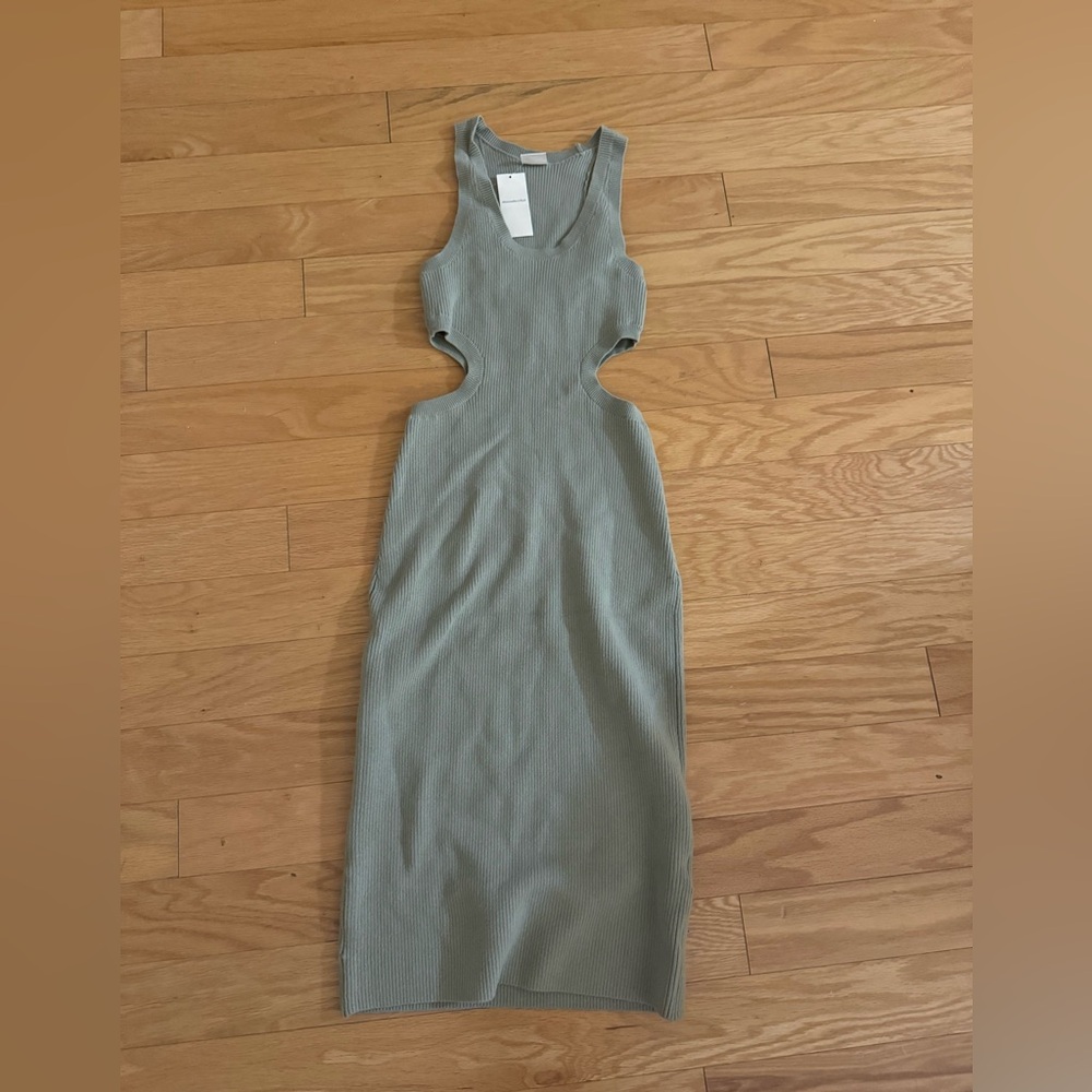 NEW Abercrombie Cutout Green Dress